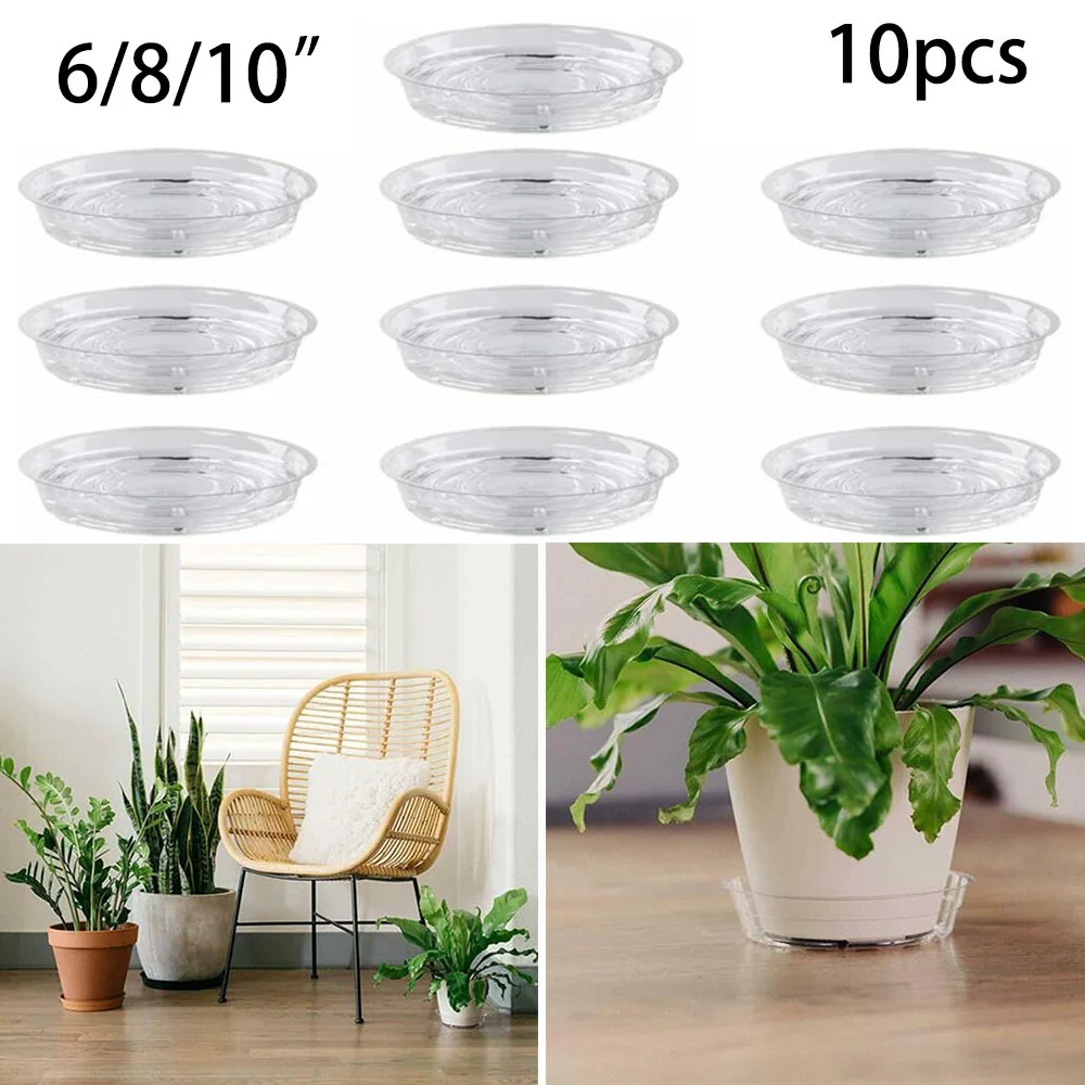 Drip Tray Saucer - 10 шт., садовая тарелка для растений,