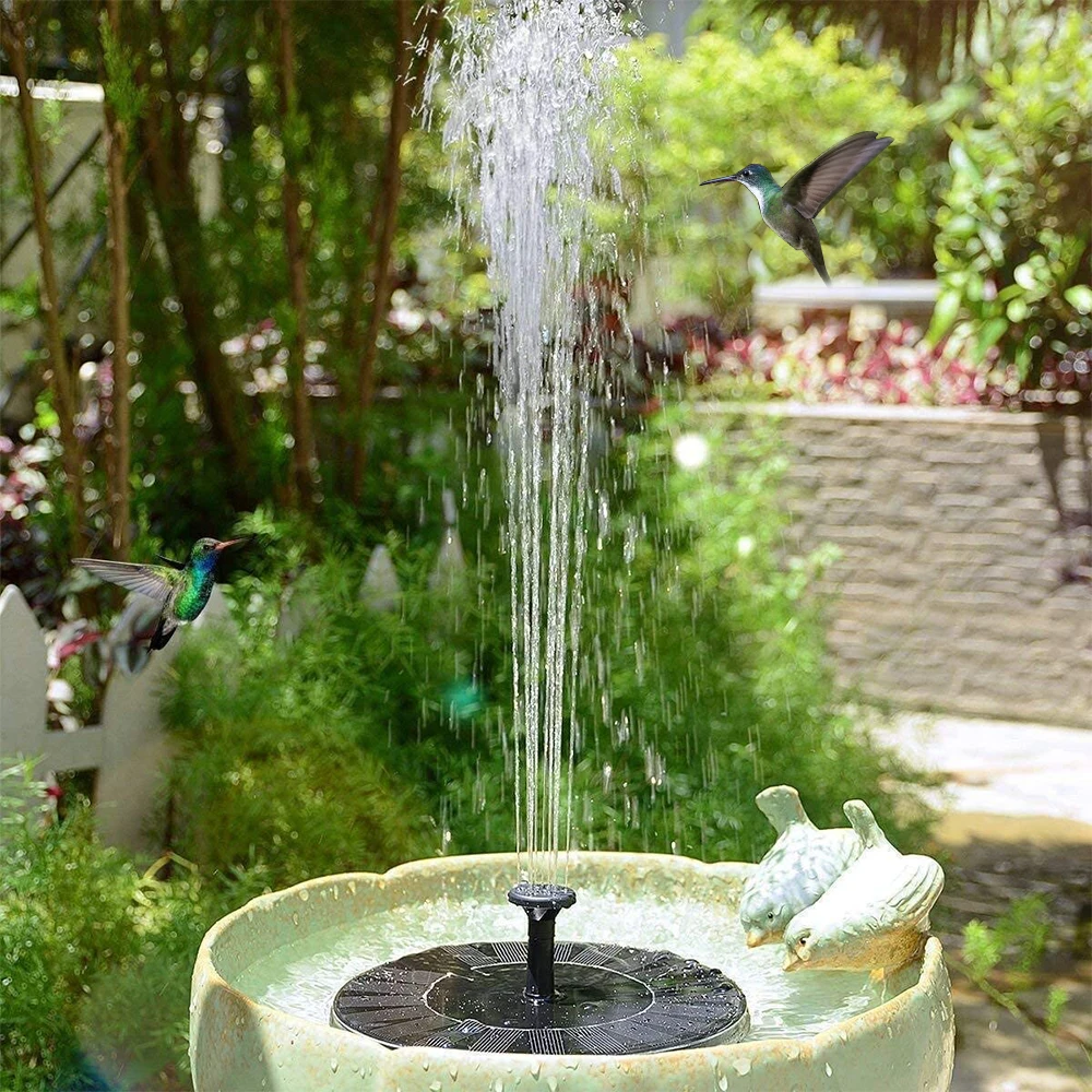 Bonsai Garden Fountain - Миниатюрный солнечный фонтан для пруда, водопад,