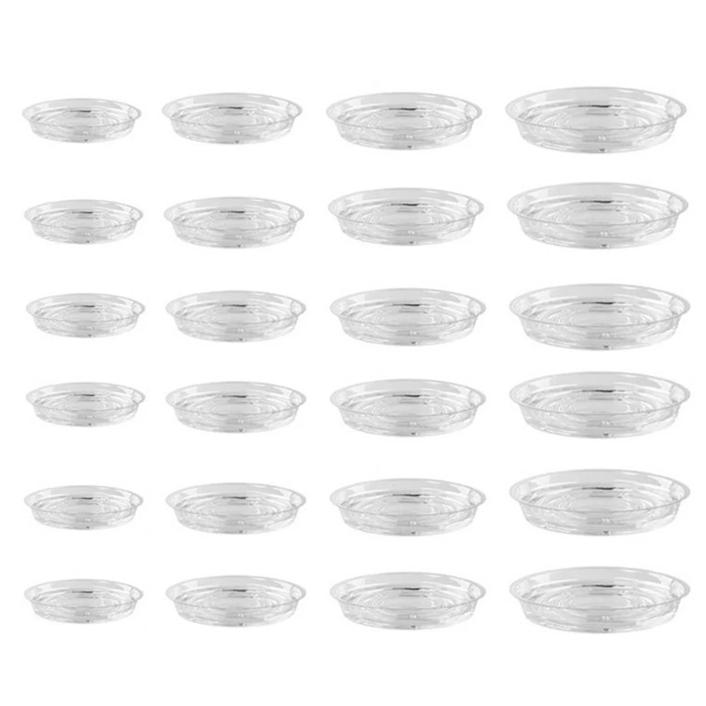 10/24 шт. пластиковая тарелка  – обзор и цена Drip Tray Saucer