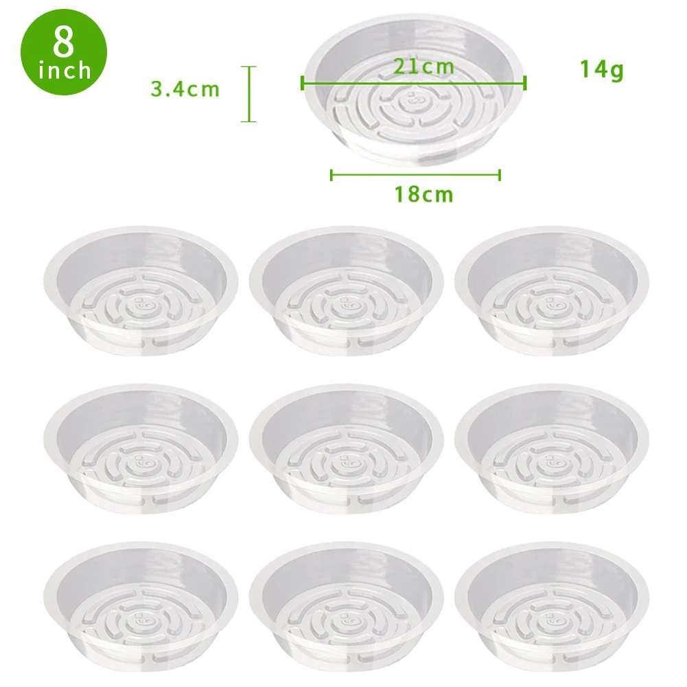 10/24 шт. пластиковая тарелка  – обзор и цена Drip Tray Saucer