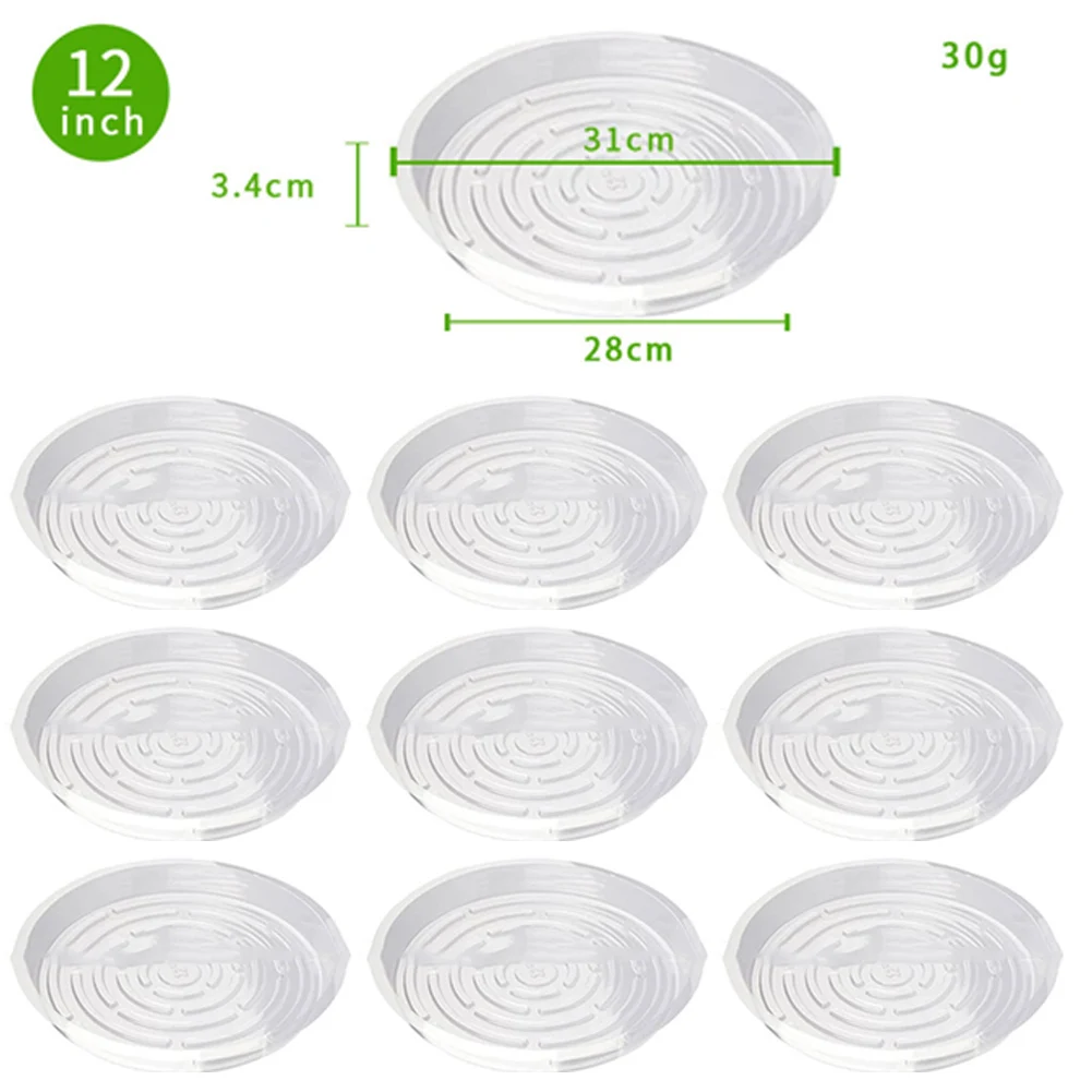 10/24 шт. пластиковая тарелка  – обзор и цена Drip Tray Saucer