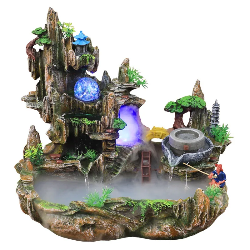 Фонтан с видом на гору, рокари – обзор и цена Bonsai Garden Fountain