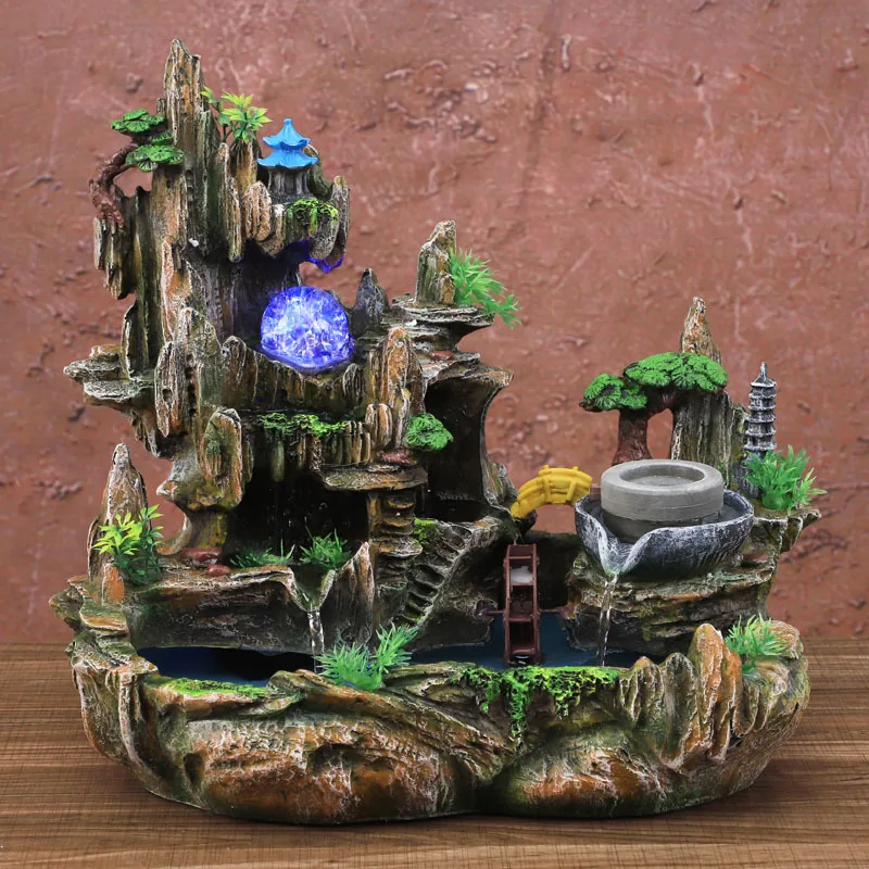 Фонтан с видом на гору, рокари – обзор и цена Bonsai Garden Fountain