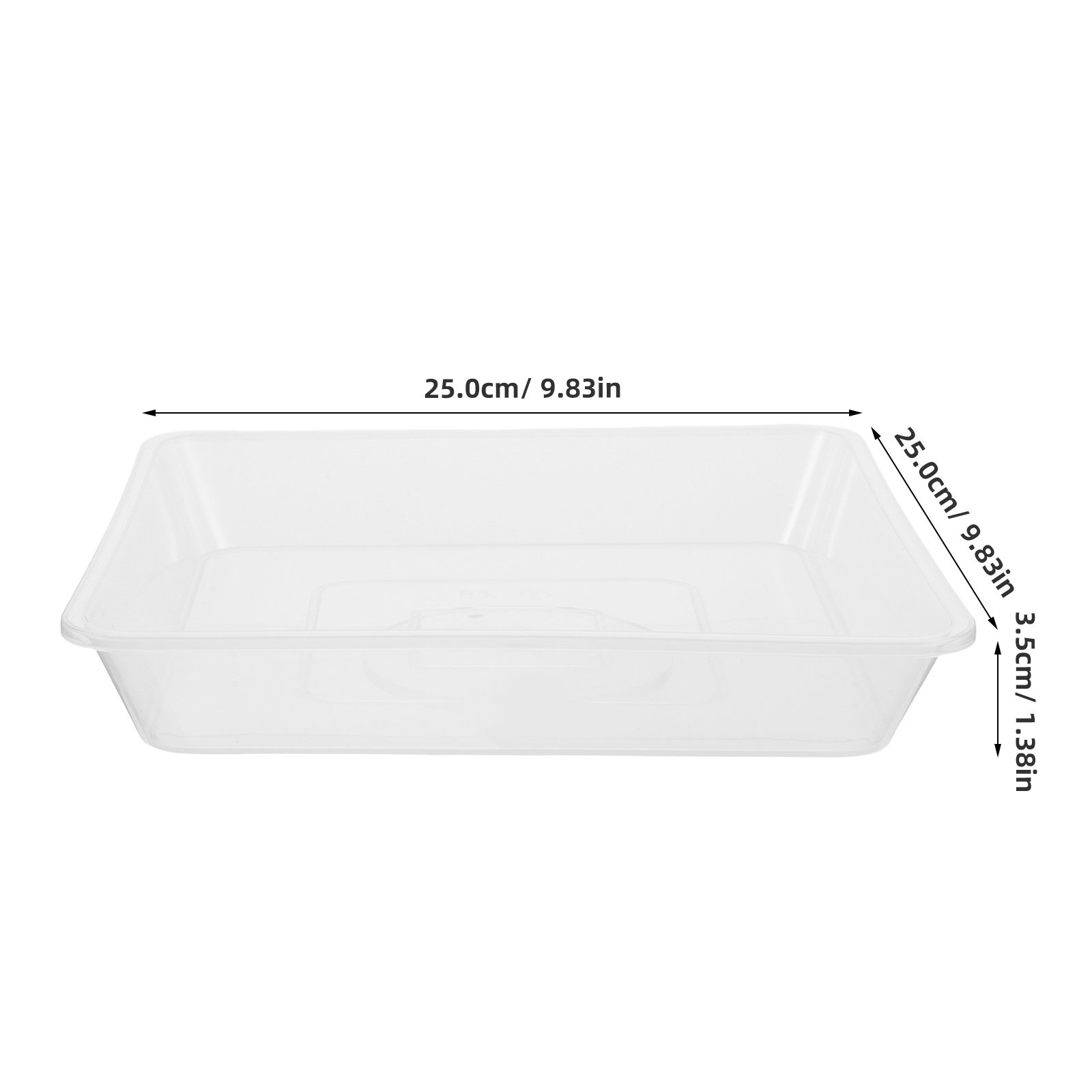 4 шт. прозрачных квадратных по – обзор и цена Drip Tray Saucer